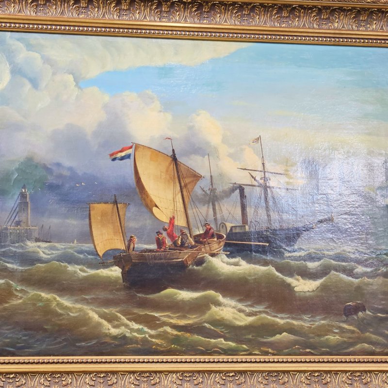 Картина Лодка в Харлингене Шмидт